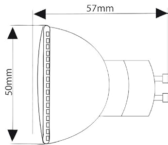 10x LEDMAN GU10 LED Lampe 3 in stock