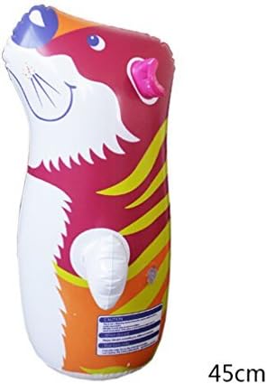 Generic 45cm Kids Inflatable Boxer 3D Boxing Punch Bop Bag Kids Chrismas Gift Roly-poly toy Tiger