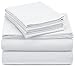 Amazon Brand – Pinzon Signature Cotton Heavyweight Velvet Flannel Sheet Set - California King, White