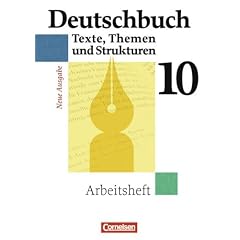 Deutschbuch - Gymnasium - Allgemeine Ausgabe: 10. Schuljahr - Abschlussband 6-j�hrige Sekundarstufe I - Arbeitsheft mit L�sungen: Sprach- und Lesebuch