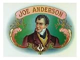 IMAGE OF Joe Anderson Brand Cigar Box Label Premium Poster Print, 24x18
