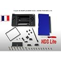 NDS LITE Bleue et Noir Coque Etui pour NINTENDO DS LITE NDSL