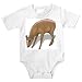 Onesie with ruminant, deer, mammal, ungulate