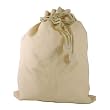 Portuguese Hand Embroidered Lingerie or Gift Bag, White, Wheat Pattern