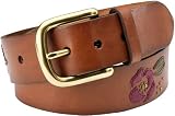 Fossil Belt - Floral Piecework (Color: Tan)