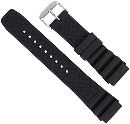 Watch ExpertsItalian Rubber Replacement Watch Band for Luminox 22mm 3100/3200/3400/3600/8400 Series Watches