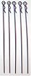 EXTRA LONG BODY CLIP 1/10 - METALLIC PURPLE - 5PCS.