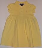 Ralph Lauren Girls Cap Sleeve Polo Dress with Polo Pony Logo
