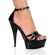 Pleaser Shoes Women��s Delight-662, 5 3/4'' Stiletto Heel Corset Style Platform Sandal