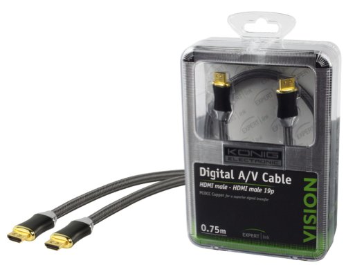 K&ouml;nig HDMI Kabel, 0,75 m Preisvergleich