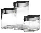 Steeltek Sitlax Clear Glass Vanity Jar