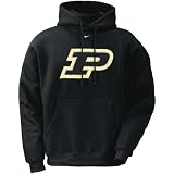 Nike - Nike Purdue Boilermakers Black Classic Logo Pullover Hoody Sweatshirt