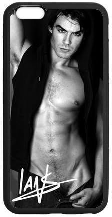 Classic Style Custom Silicone Hard Rubber Protector Case for iPhone6 Plus 5.5" - Ian Somerhalder