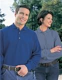 Premium Quality Men’s Champion Long Sleeve Golf Sport Shirt – Slate Blue