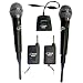 Pyle PS2/PS3/WII/XBOX360/PC Dual Wireless 2.4G Microphones