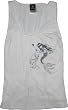 Emily the Strange juniors women's mermaid tank shirt White