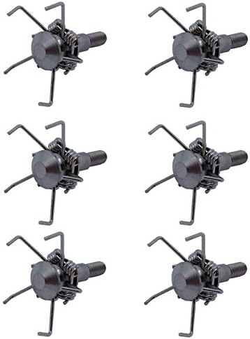 6PCS 100 Grain Hunting Arrows Broadheads Judo Arrow Heads Steel Paw Points Tips 4mm Screw Silver