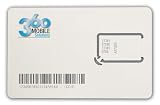 picture of 360 Mobile SIM, First 6 month prepaid - 100 minutes, 3000 texts, 500Mb data/month