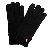 POLO RALPH LAUREN ポロ ラルフ ローレン シグネチャー メリノ グローブ 6F0291 男女兼用 01.ポロブラック フリー [並行輸入品]