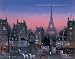 La Tour Eiffel Au Crepuscule (Mini) by Michel Delacroix - Fine Art Print / Poster - 1...
