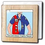 Cub Scout Trophy Room - 6 Inch Tile Napkin Holder