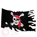 2 x Piratenflagge Flagge Fahne Pirat Skull Totenkopf 90 x 150 cm