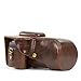 MegaGear Ever Ready Protective Leather Camera Case, Bag for Canon EOS T6i / Canon EOS T6s Camera with 18-200 (750D, 760D) DSLR Camera (Dark Brown)