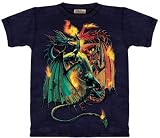 Fight Fire with Fire T-Shirt 100% Cotton Short Sleeve Teens & Adults Dragon shirt