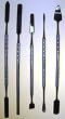 5pc SPATULA & CHISEL - set wax carver - probes - DENTAL PICKS
