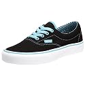 Vans Era Unisex Skate Shoe (7, Black/Scuba Blue Check)