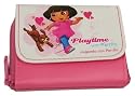 Dora Puppy Love Purse, Dora And Puppy Playtime Picture, Zipped With
			Front Poppered Note Compartment, Pink
