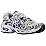 ASICS Women's GEL-Nimbus 11 Running Shoe,Silver/Lightning/Grape,10 B US