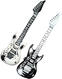 Inflatable Black and White Guitars (1 dz)