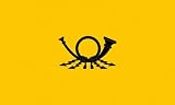 East Germany Post 1975-1990 Flag Clear Acrylic Fridge Magnet 2.75 inches x 2 inches