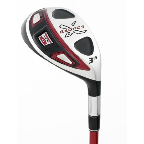 Tour Edge Men's Exotics XCG4 Hybrid 3 (Right Hand, Fujikura Motore Graphite, Stiff, 40.25 inches)