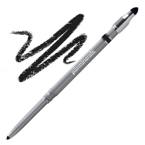 Pur Minerals Mineral Eye Defining Pencil with Smudger, Onyx, 0.01 oz