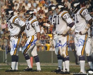 Alan Page signed Minnesota Vikings 16x20 Photo- JSA Hologram