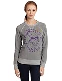 NFL Women's Minnesota Vikings Heather Vintage French Terry Raglan (Grey Heather, Small)