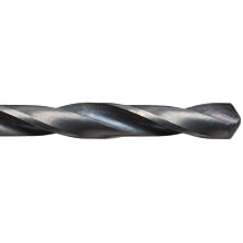 Precision Twist C20R18 High Speed Steel Jobber Length Drill Bit Set with Metal Case, Black Oxide Finish, 118 Degree Conventional Point, Wire Size, 20 piece, #80 to #60