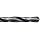 Precision Twist C20R18 High Speed Steel Jobber Length Drill Bit Set with Metal Case, Black Oxide Finish, 118 Degree Conventional Point, Wire Size, 20 piece, #80 to #60