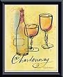 Art Poster Metal Framed Print - The Wine Cellar-Chardonnay - Artist: Martha Furman- Poster Size: 8 X 10