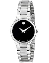 Movado Womens 0606383 "Serio" Stainless Steel Watch