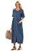 Woman Within Plus Size Empire denim dress