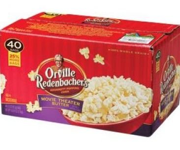 Orville Redenbacher's Movie Theater Butter Popcorn - 40 Bags 25% MORE BAGS