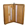 New Leather Travel Passport Boarding Pass Ticket Wallet Available in 4 Colors