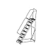 Ballymore / Garlin - WA082414GSU - Slope Lockstep Roll Ladder, Steel, 80 In.H