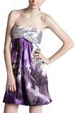 Jump Junior's Watercolor Print Charm Dress,Purple/Silver,5/6