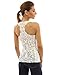 PattyBoutik Women's Crochet Lace Racerback Tank Top