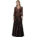 Formal Evening Dress -Mother of Bride & Groom, Wedding, Party, MOB Gown by Sean Collection (7328) CHOCOLATE
