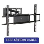 SAMSUNG COMPATIBLE ARTICULATING WALL MOUNT-EXTENDS 25", TILTS, SWIVELS--LN37A330, LN37A330J1D, LN37A450, LN37A450C1D, LN37A550, LN37A550P3F, LN-S3738D, LN40A330, LN40A450, LN40450C1D, LN40A450C1DXZA, LN40A530, LN40A530P1F, LN40A550, LN40A650, LN40A750, LN-S4041D, LN-S4051D, LN-S4052D, LN-S4092D, LN-24095, LN-S4096D, LN-T 3242H, LN-T3253H, LN-T 3753H, LN-T0442H, LN-T4053H, LN-T4061F, LN-T4065F, LN-T4066F, LN-T4069F, LN-T4071F, LN-T4081F, LN-T4642H, , LN46A650, LN46A650, LN46A750, LN46A850, LN46A860, LN-S4692D, LN-S4695D, LN-S4696D, LN-T4661F, LN-T4665F, LN-T4669F, LN-T4671F, LN-T4681F